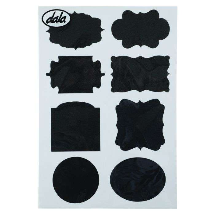 A4 Chalk Board Sticker 8 Piece