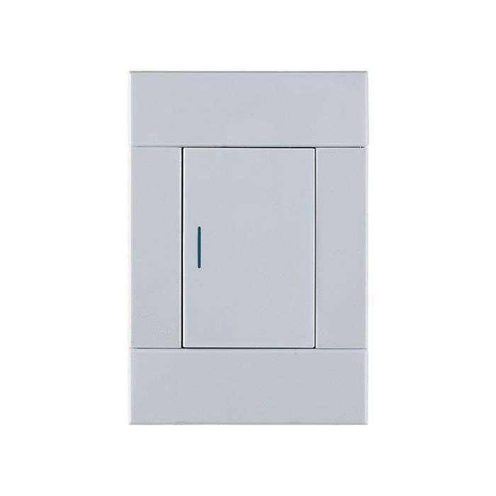 Veti 2 White 1-Lever 1-Way Light Switch 2x4