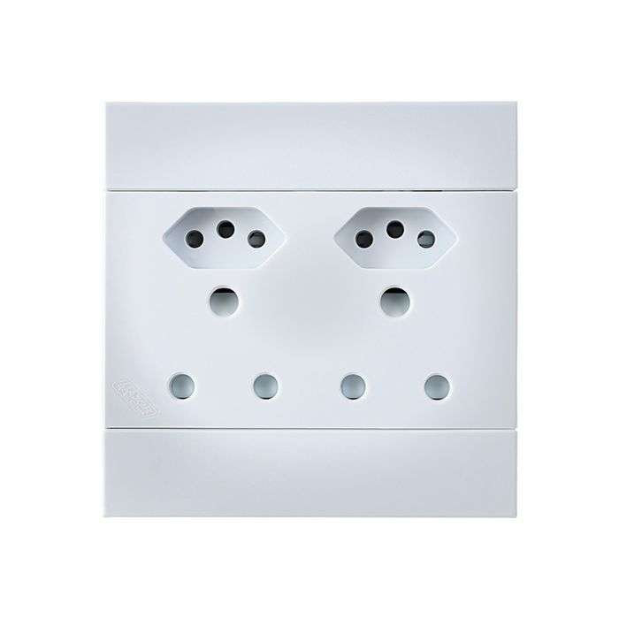 Veti 2 White 2 New RSA & 2 RSA Wall Socket 4x4
