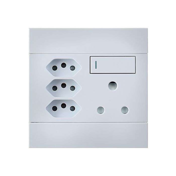 Veti 2 White 3 New RSA & 1 RSA Wall Socket 4x4