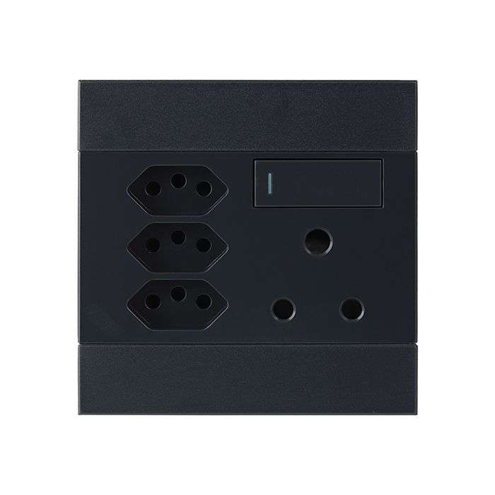 Veti 2 Charcoal 3 New RSA & 1 RSA Wall Socket 4x4
