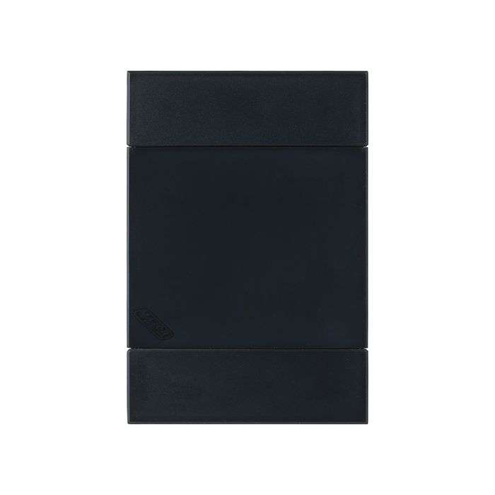 Veti 2 Charcoal Blank Cover Plate 2x4