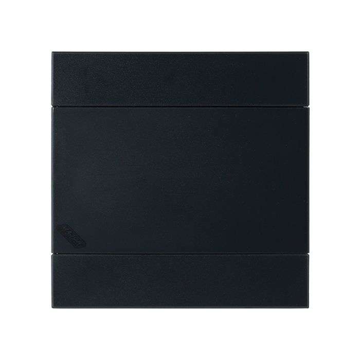 Veti 2 Charcoal Blank Cover Plate 4x4