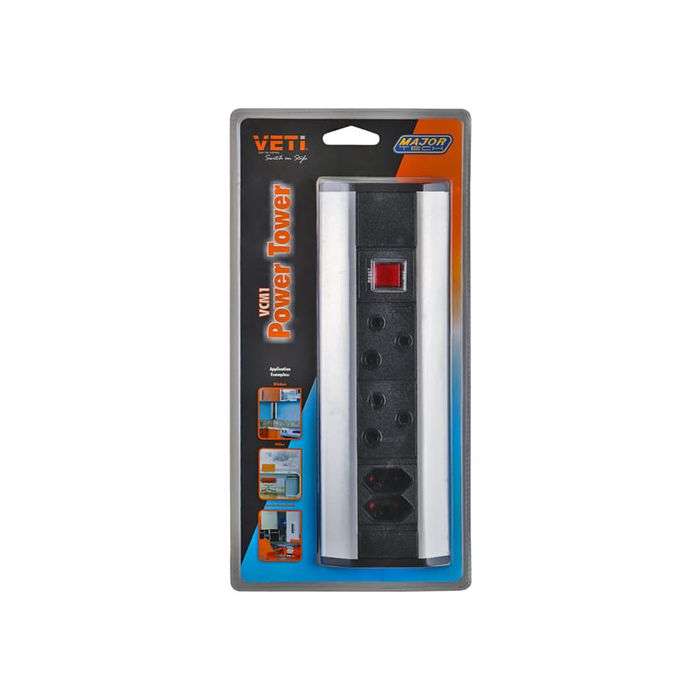 Veti Corner Multiplug Power Tower