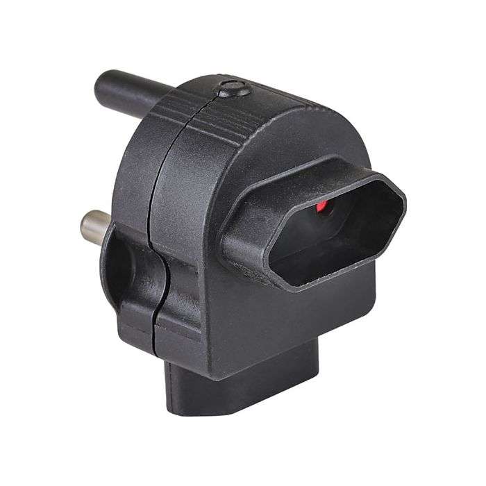 Electricmate Black 2-Way Multiplug Adaptor