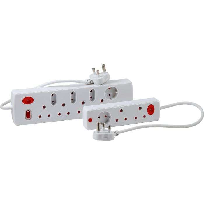 Electricmate 2 Piece Multiplug Adaptor Combo Set