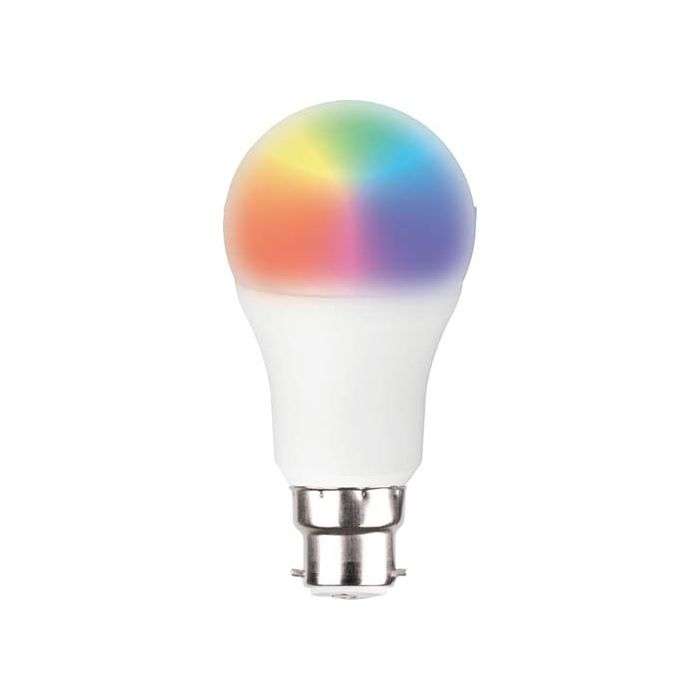 Litemate 9W Colour Changing Wifi B22 LED A60 Lamp