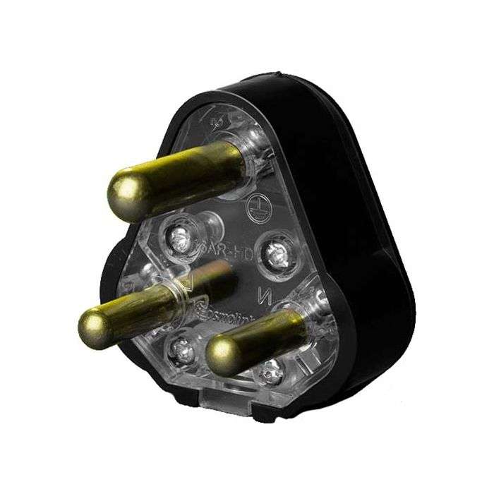 Black 16A Plugtop