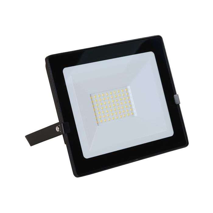 Eurolux Black LED Floodlight With Day/Night Sensor 50W