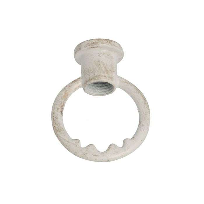 Bright Star White Bull Ring Pendant Part
