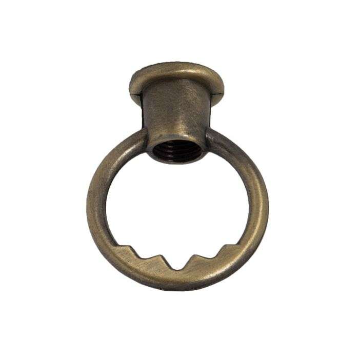 Bright Star Antique Bronze Bull Ring Pendant Part