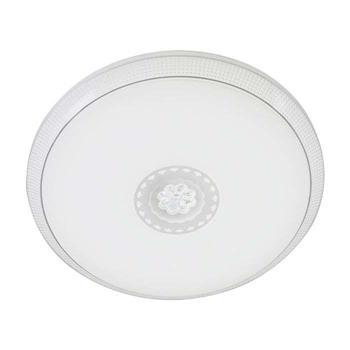 Bright Star 24W Cool White LED White Patterned Ceiling Light