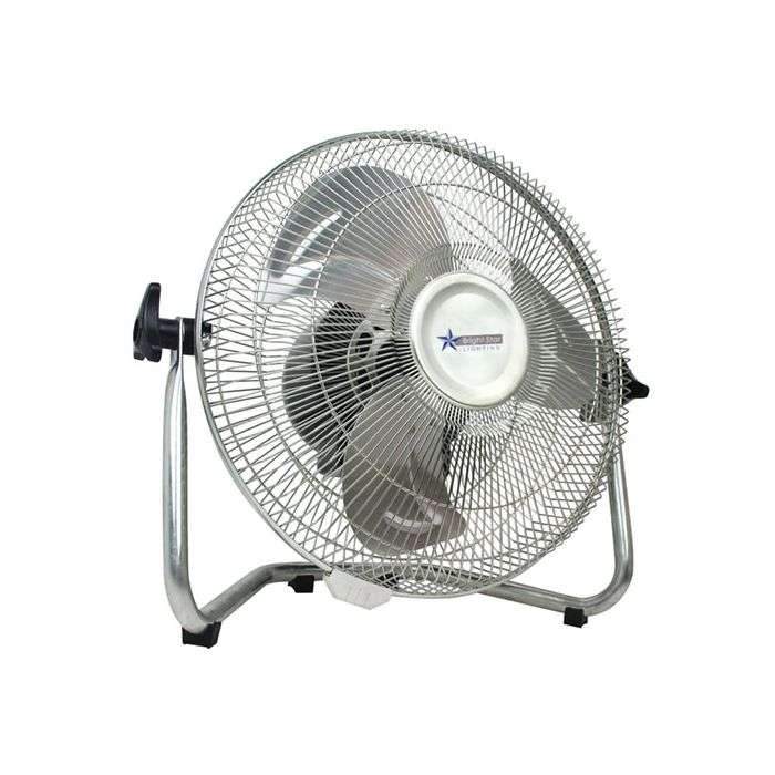 Bright Star Chrome Floor Fan 300mm