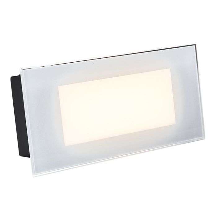 Bright Star 5W LED Footlight With Glass Cover 80 x 170mm