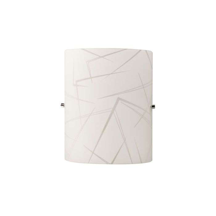 Bright Star Patterned Glass Wall Light