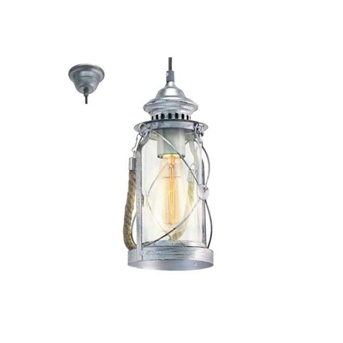 Eurolux Antique Silver Bradford Pendant Light