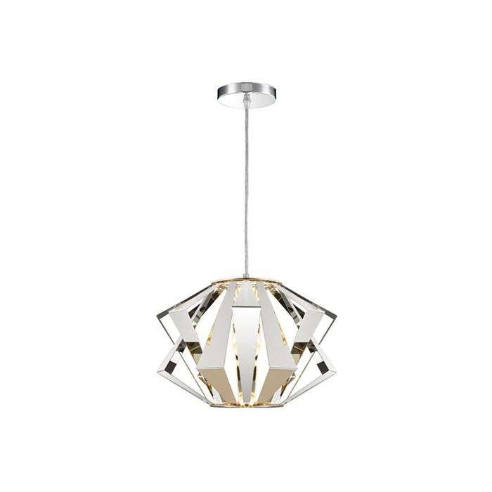 Radiant Stainless Steel Rai Pendant Light 300mm