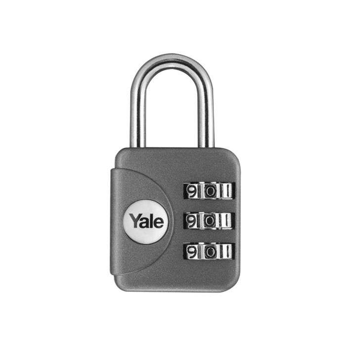 Yale Grey Combination Padlock 28mm