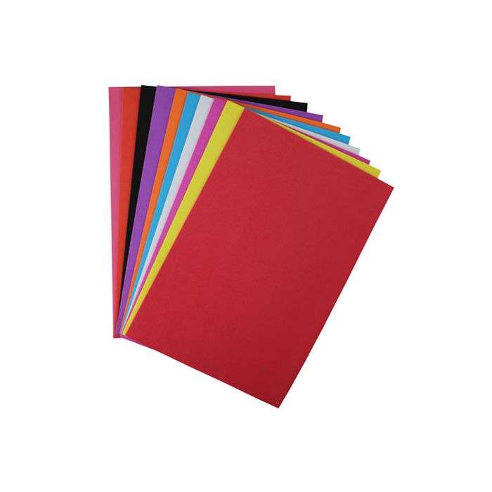 Dala A4 Primary Coloured Foam Craft Sheets - 10 Pack
