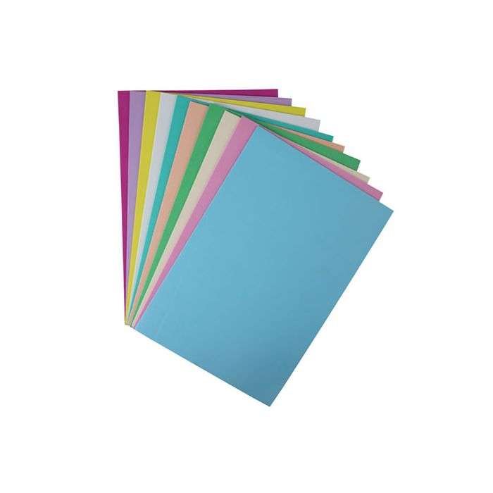 Dala A4 Pastel Coloured Foam Craft Sheets - 10 Pack