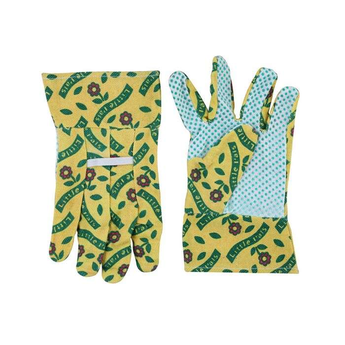 Polydot Floral Kids Garden Gloves