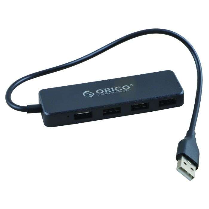 Orico Black 4 Port USB 2.0 HUB 300mm
