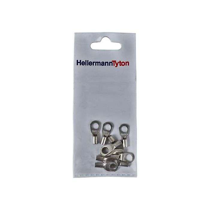 HellermannTyton Tinned Cable Lug 4 x 5mm - 10 Pack