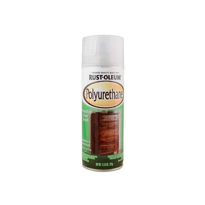 Rust-Oleum Semi-Gloss Clear Polyurethane Spray 312g