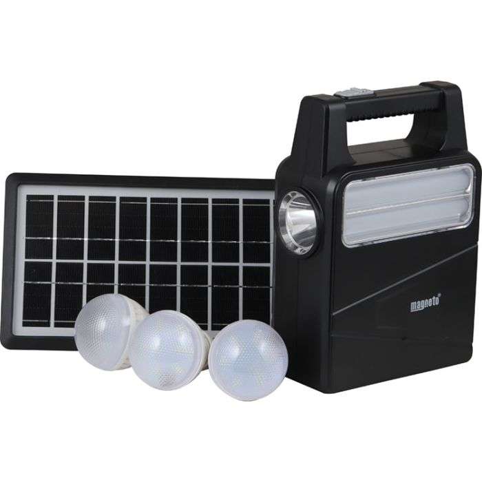 Magneto Solar Rechargeable Home System