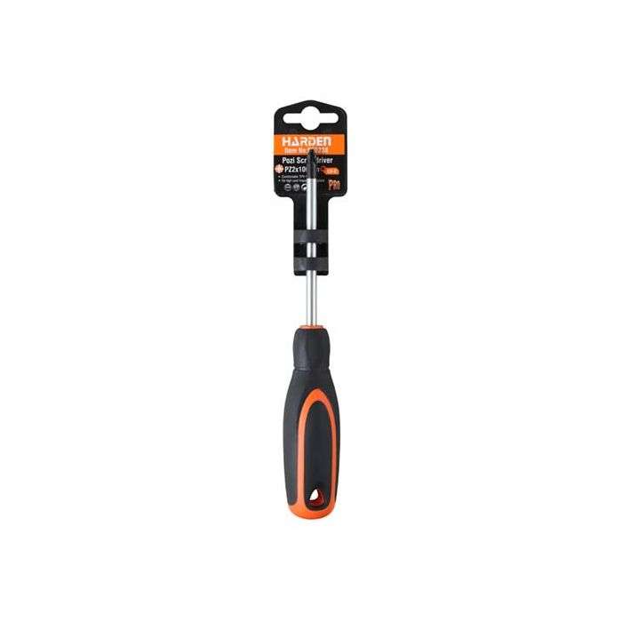 Harden Pozidriv Soft Handle Srewdriver 2 x 100mm