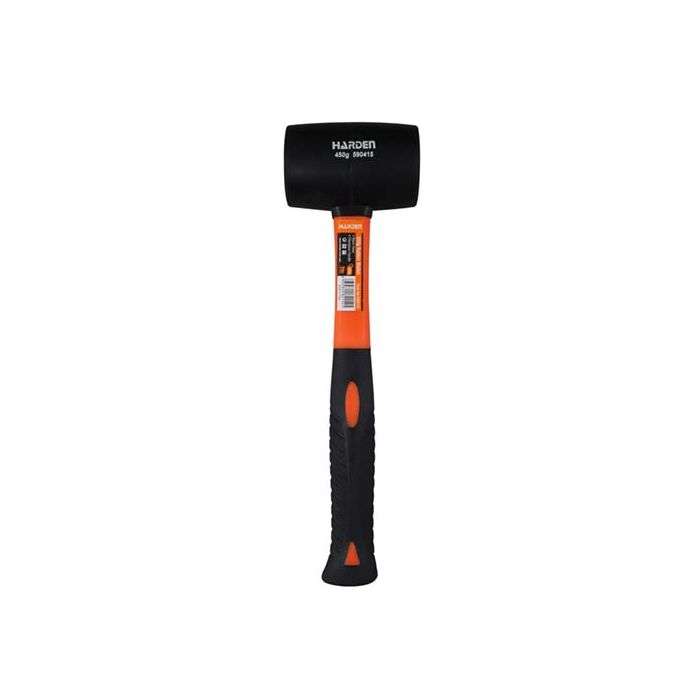 Harden Rubber Mallet With Fibreglass Handle 500g