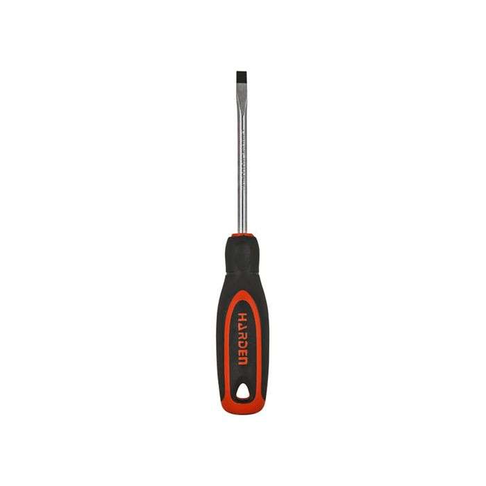 Harden Soft Handle Slotted Screwdriver 6 x 100mm