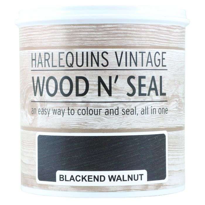 Harlequin's Vintage Wood N' Seal Blackened Walnut 1L