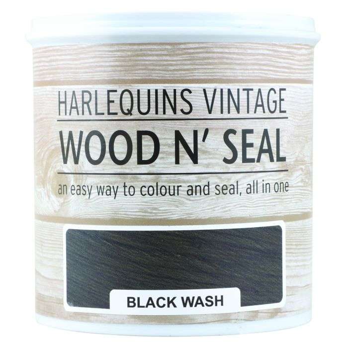 Harlequin's Vintage Wood N' Seal Black Wash 1L