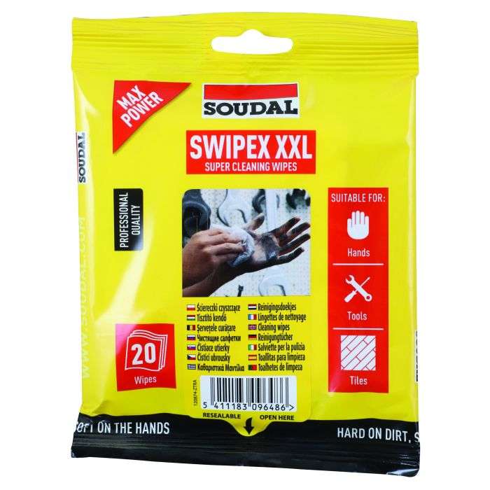 Soudal Swipex Super Cleaning Wipes