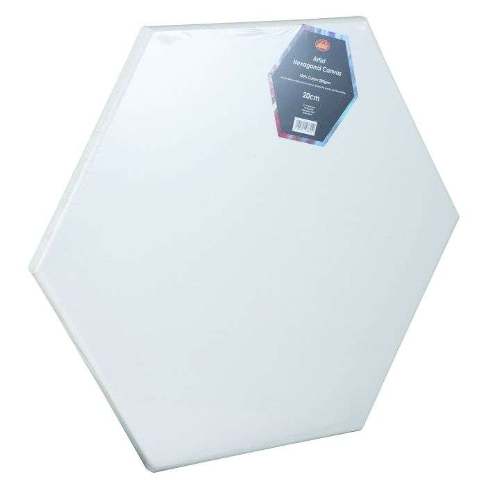 Dala Hexagonal Canvas 20cm