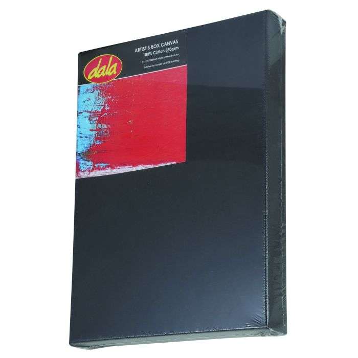 Dala Black Canvas Panel Board 9" x 12"