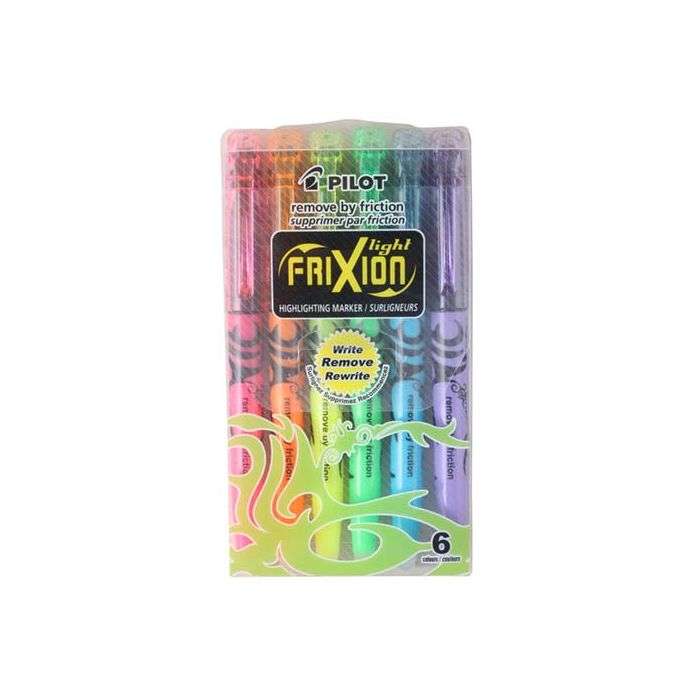 Pilot Frixion Highlighter Wallet - 6 Pack