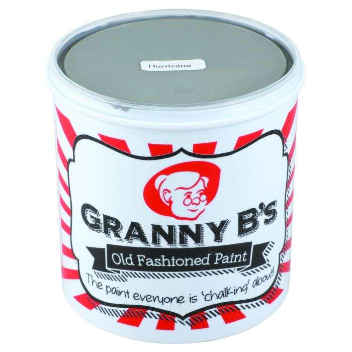 Granny B's Old Fashioned Chalk Paint Hurricane Grey 1L