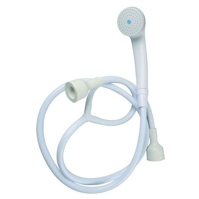 Dejay White Plastic Hand Shower