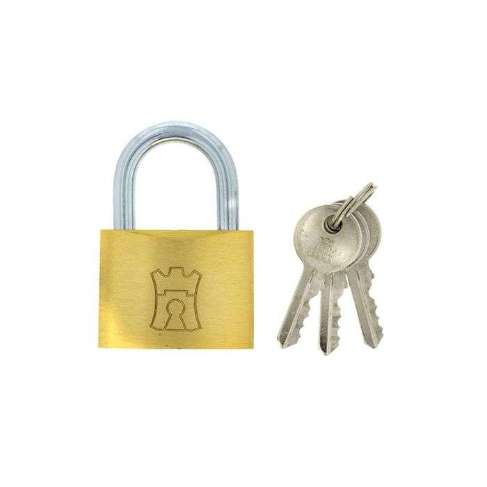 Fort Knox Econo Brass Padlock 50mm