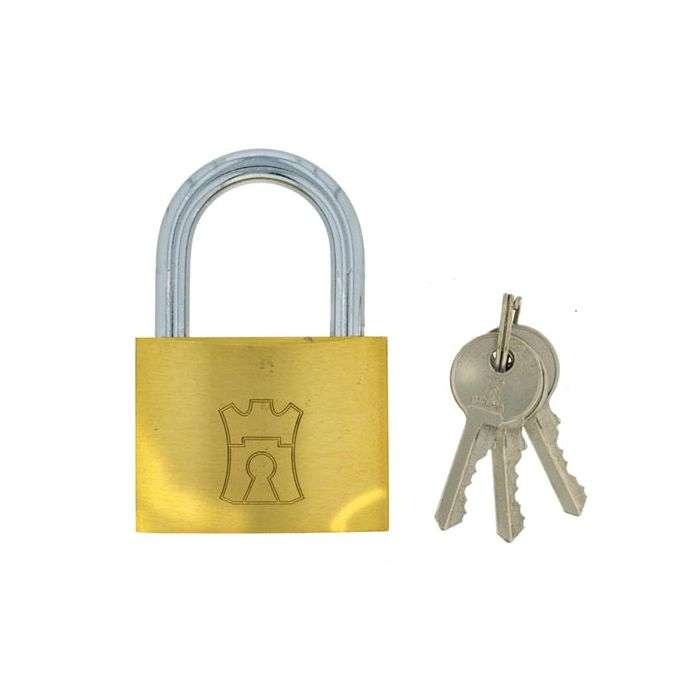 Fort Knox Econo Brass Padlock 60mm
