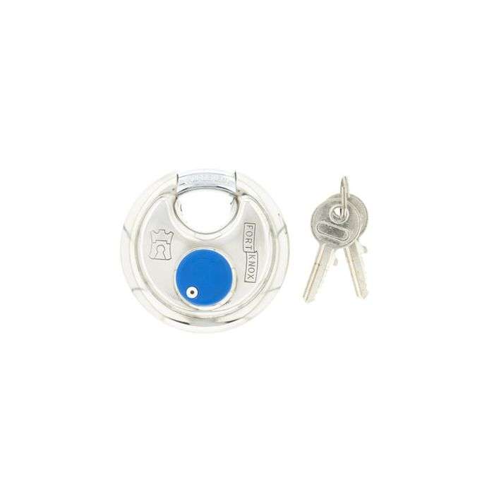 Fort Knox Discus Padlock With Dust Cover 70mm