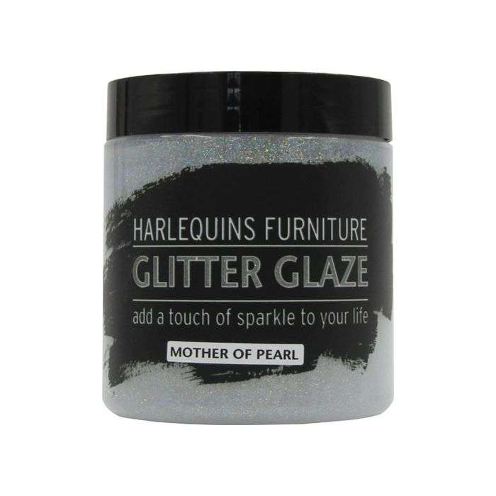 Harlequin's Furniture Glitter Glaze Mother Of Pearl 450ml