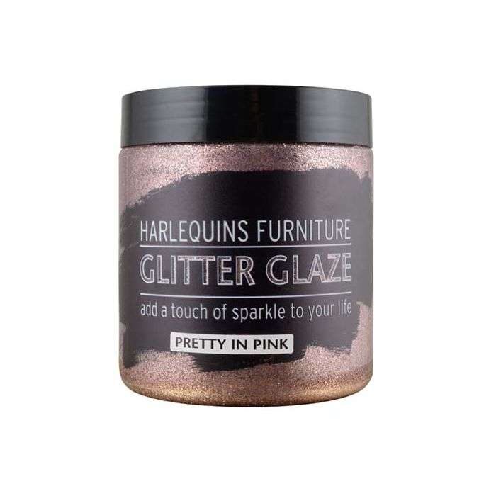 Harlequin's Pretty In Pink Glitter Glaze Paint 450ml