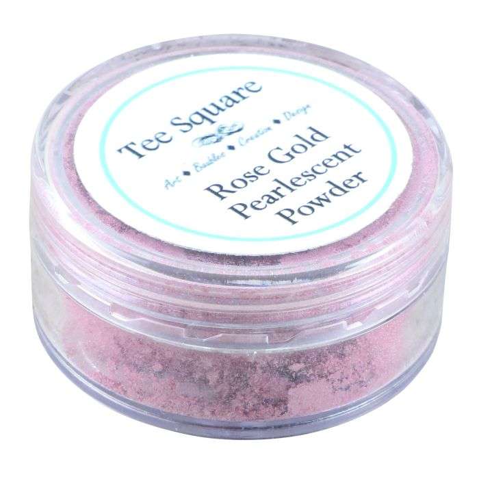 Tee Square Resin Pigment Powder Rose Gold 5g