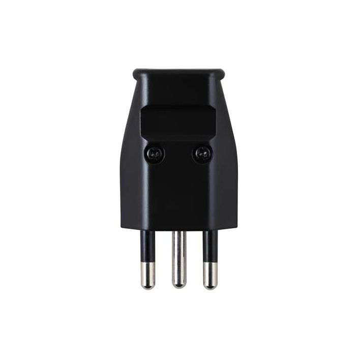 Black 3-Pin New RSA Plugtop