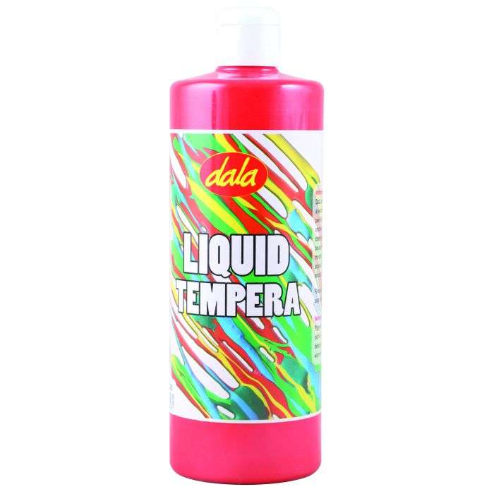 Dala Tempera Liquid Paint Red 500ml