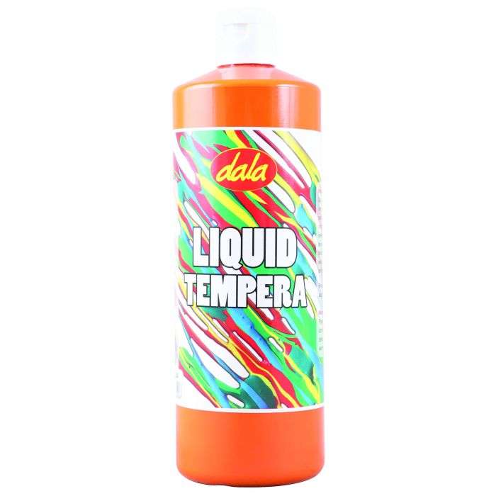 Dala Tempera Liquid Paint Orange 500ml