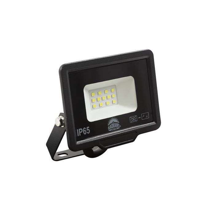 Radiant Black LED Floodlight 10W